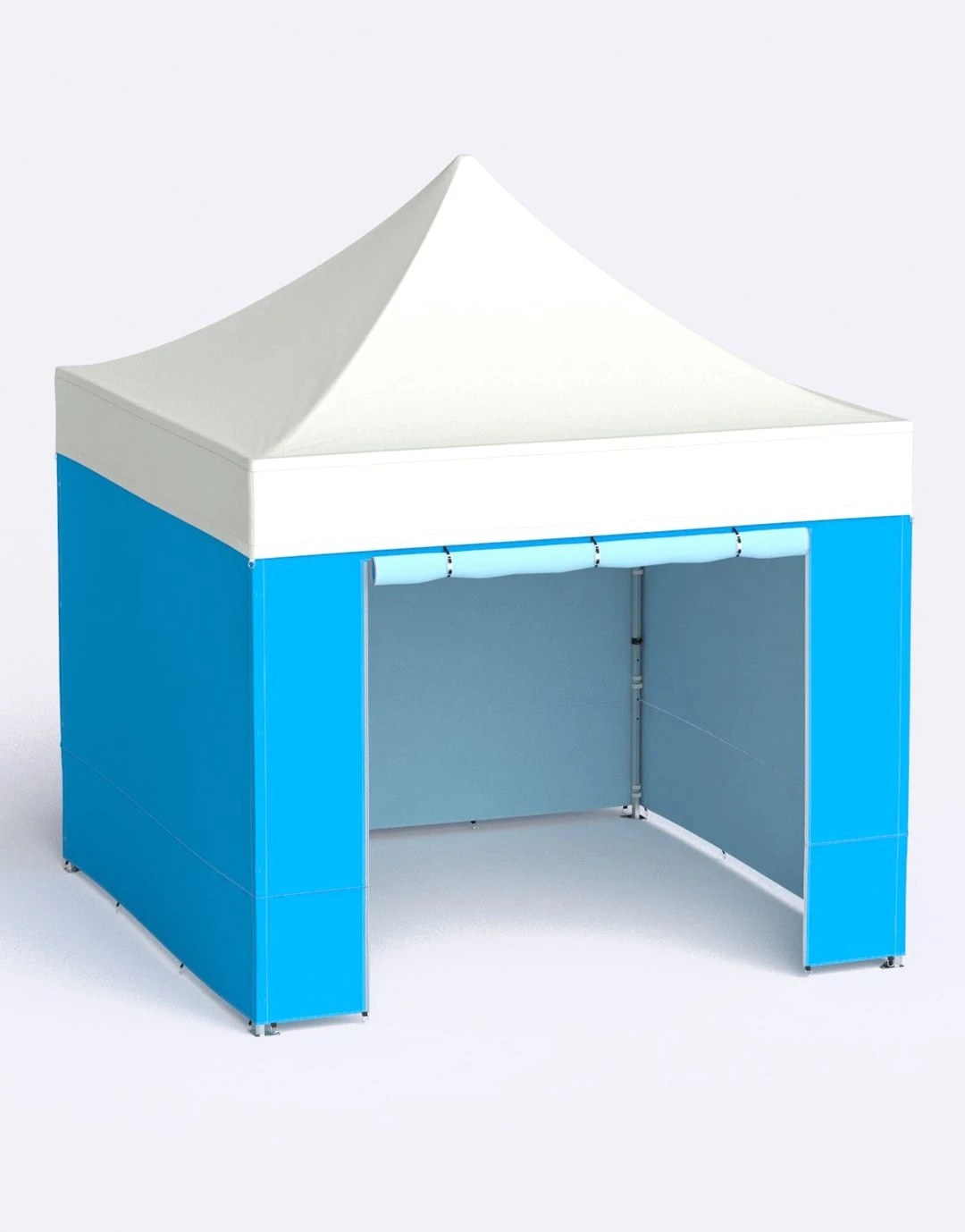 3 murs pleins + 1 mur av. porte imprimés Popsides 300A1