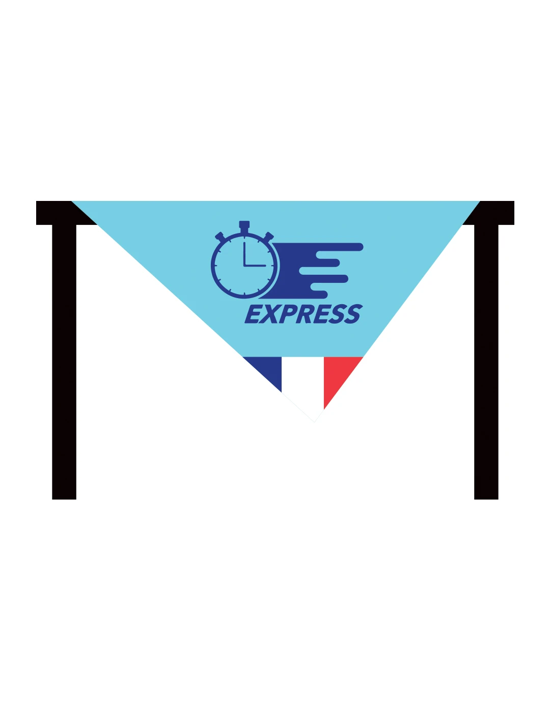 Nappe 200 x 240cm impr. France Express Nappefr 200/250