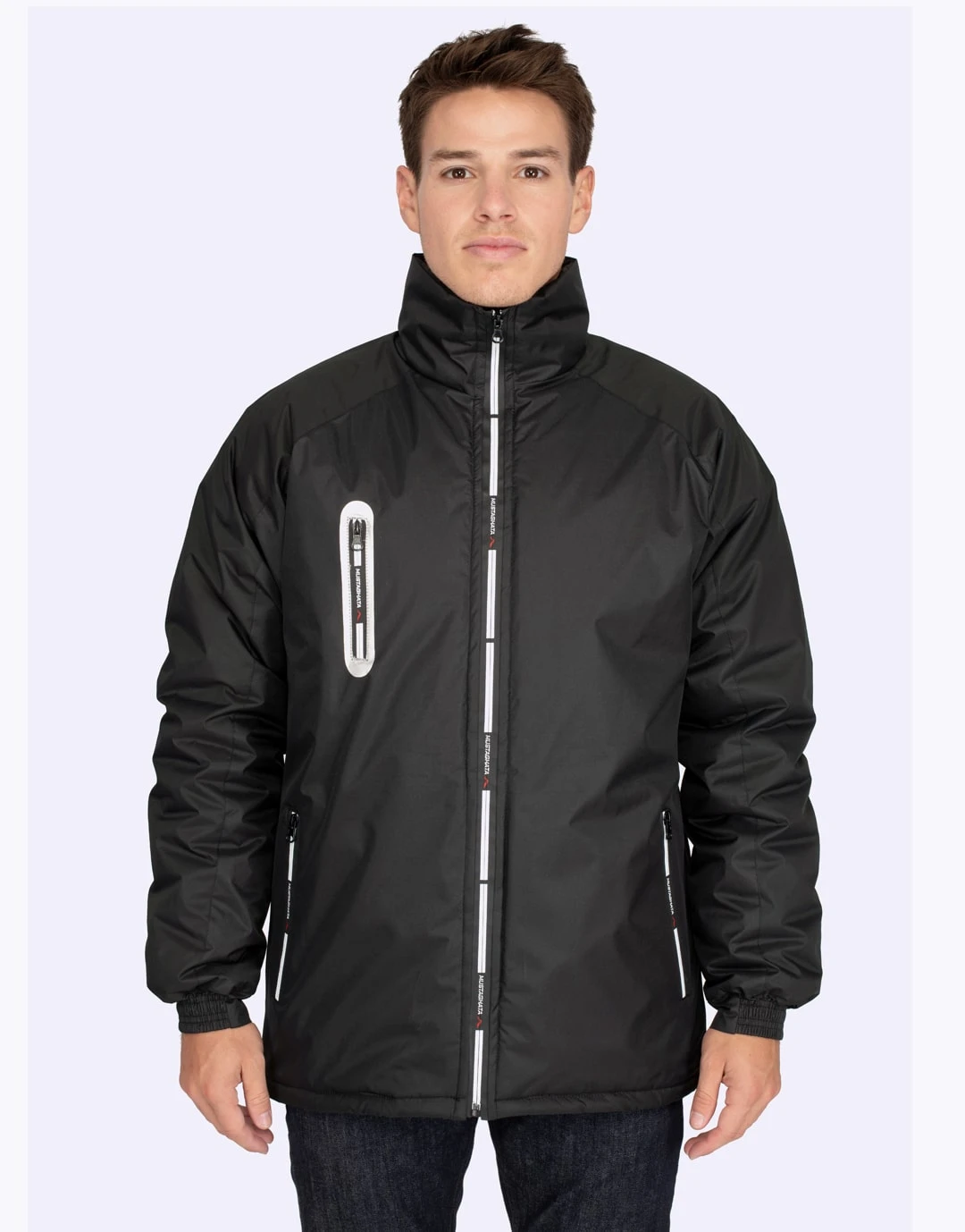Blouson unisexe à zip brandé Smart