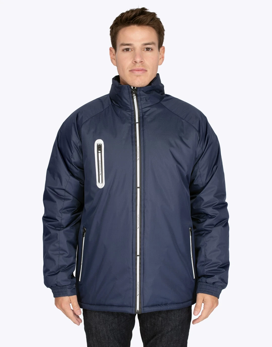 Blouson unisexe à zip brandé Smart