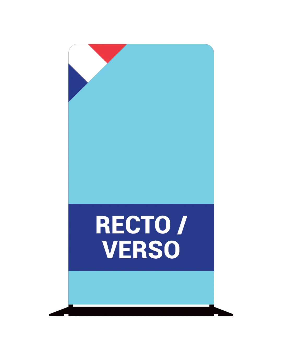Toile imprimée R°/V° pour AEROSTAND 120 Aerostand 120Tt