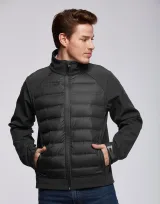 Vue 1 de Cazadora Híbrida Softshell-Plumífero Hombre Alpha