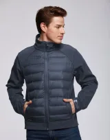 Vue 7 de Cazadora Híbrida Softshell-Plumífero Hombre Alpha