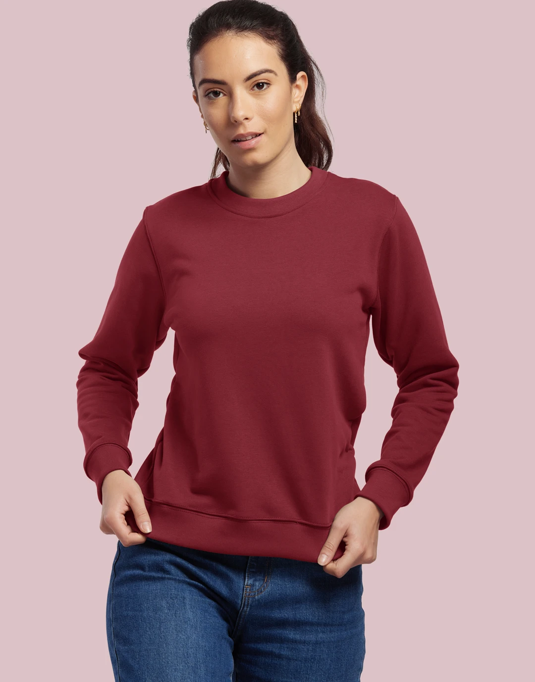 Sweat à col rond Unisexe coton bio Made in France Voltaire