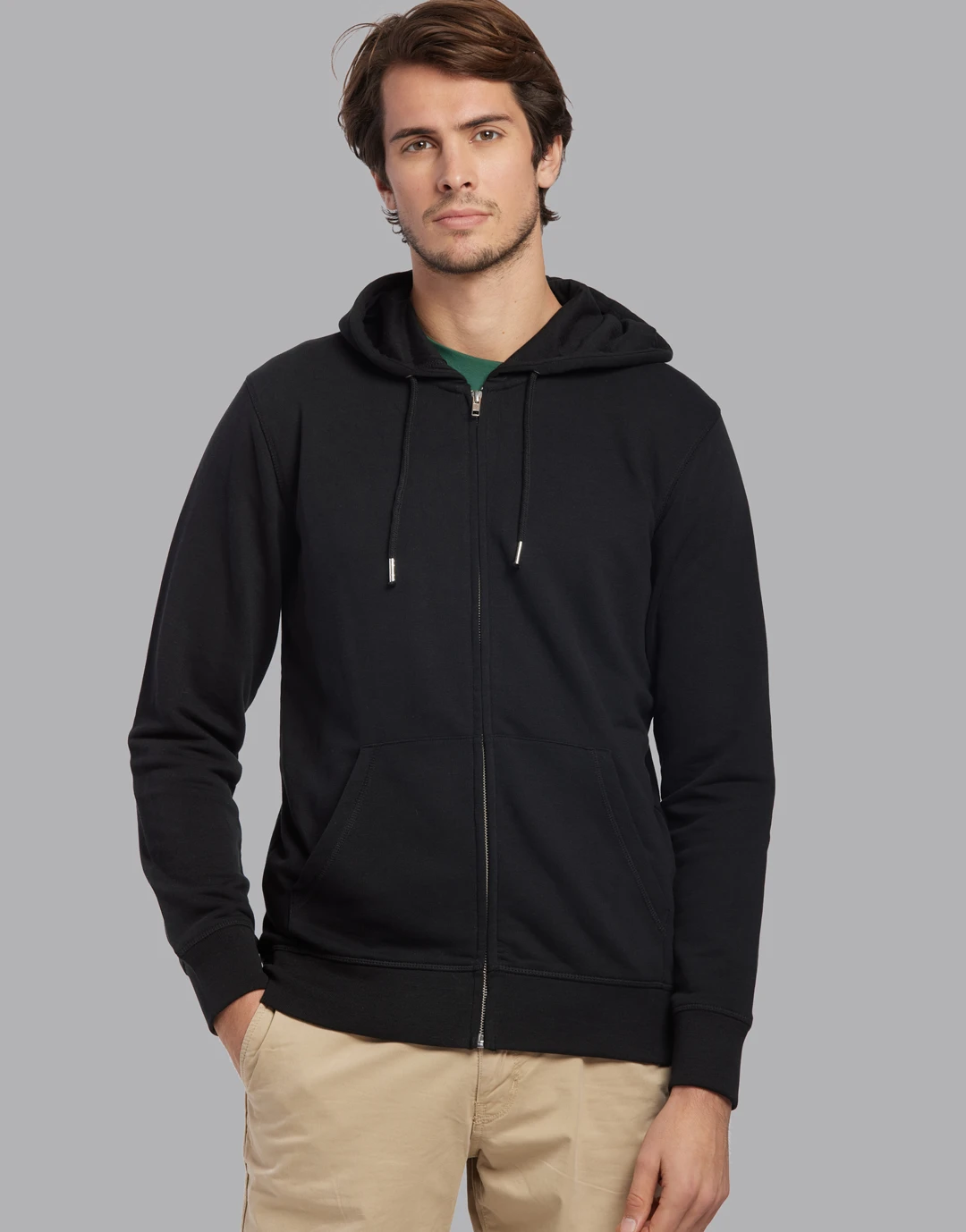 Hoodie Zippé Unisexe coton bio Made in France Montaigne
