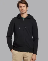 Vue 16 de Hoodie Zippé Unisexe coton bio Made in France Montaigne