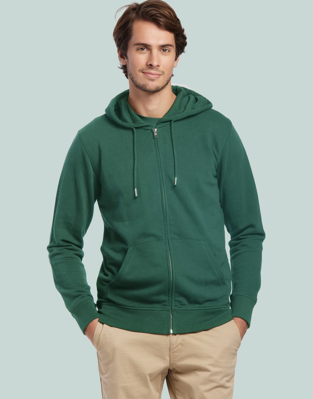 Hoodie Zippé Unisexe coton bio Made in France Montaigne