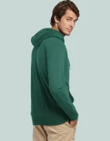 Vue 13 de Hoodie Zippé Unisexe coton bio Made in France Montaigne