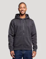 Vue 8 de Hoodie Zippé Unisexe coton bio Made in France Montaigne