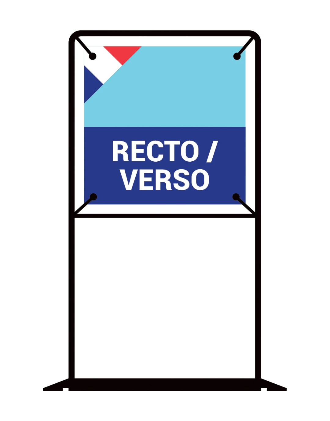 2 Bâches B1 440g/m² tendues avec oeillet Aerowear 085 V