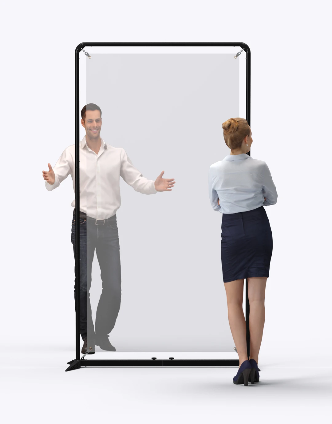 Toile PVC 0.5m 660gsm de protection Aerostand 120C