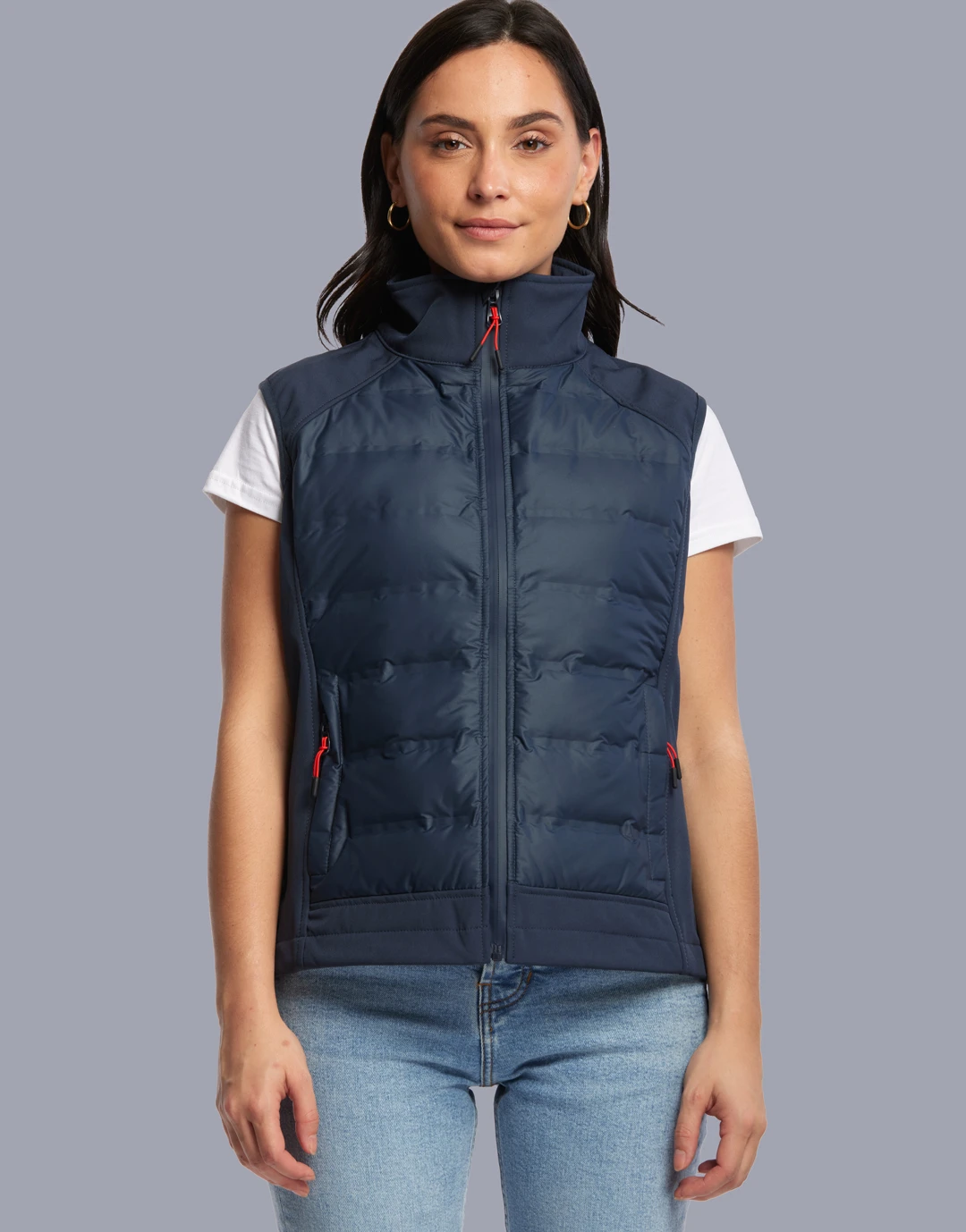 Bodywarmer Hybride Femme Softshell-Doudoune Gamma