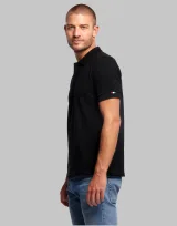 Vue 6 de Polo Manches Courtes Homme Made in France Sartre