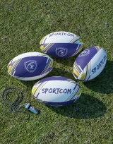 Vue 1 de Mini ballon Rugby 18 cm - import bateau Wr021S