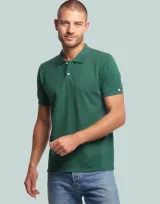 Vue 14 de Polo Manches Courtes Homme Made in France Sartre
