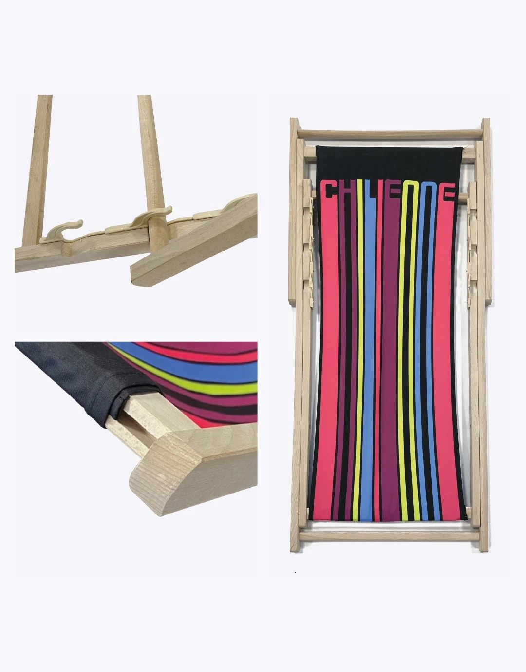 Transat en bois naturel norme FSC Chili01B