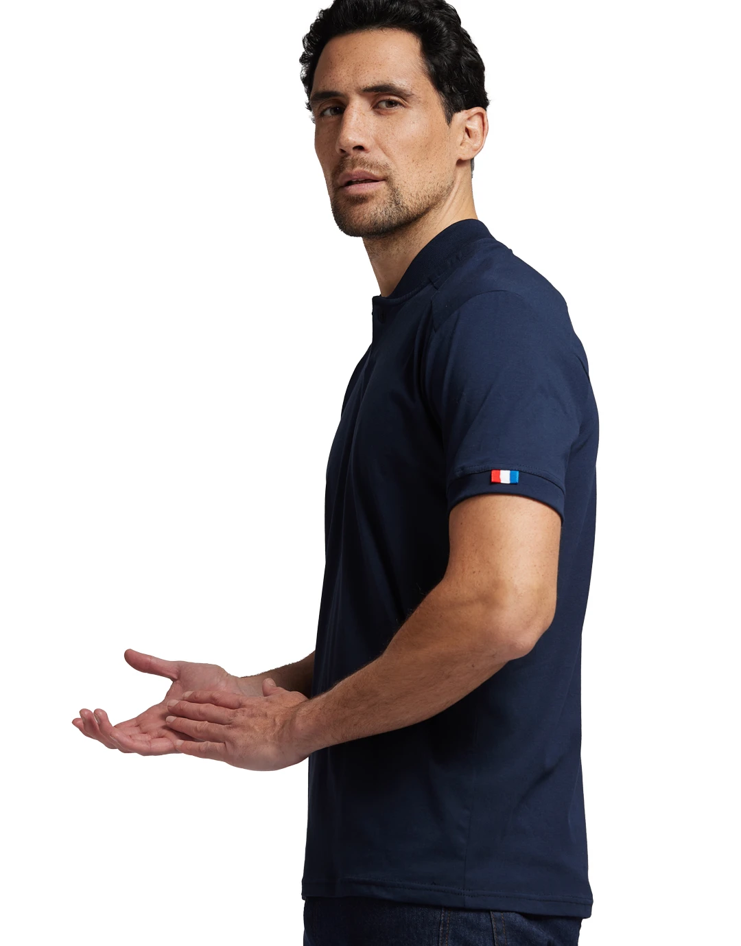 T-Shirt Rugby H Made in France Coton bio Bergson