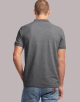 Vue 17 de Polo Manches Courtes Homme Made in France Sartre