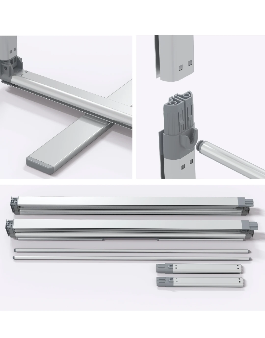 Stand nomade en cadre alu 500x230cm Lightframe 500P