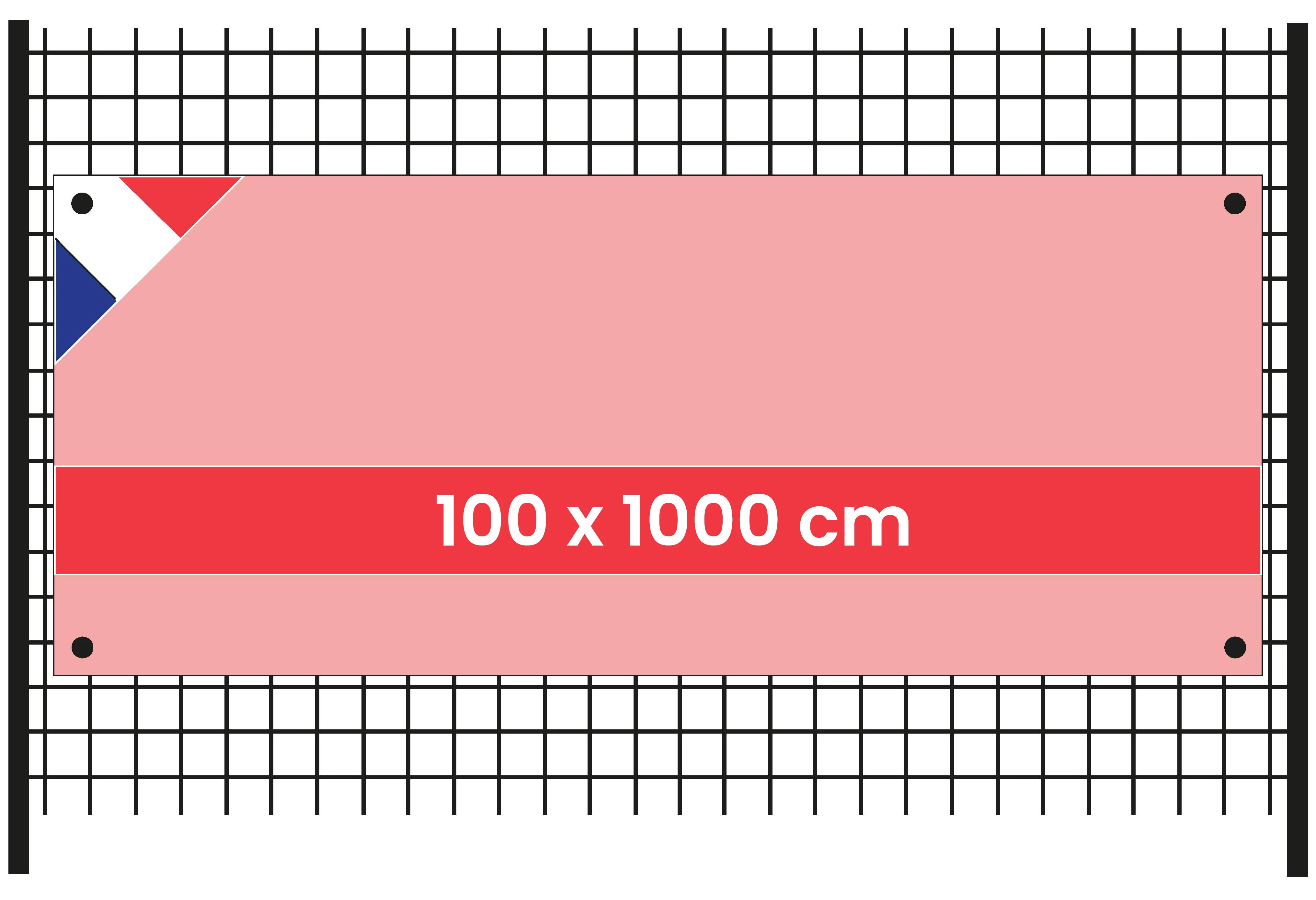 Banderole 100x1000cm Intissée 180 g/m² Bnd.int 1001000