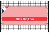 Vue 1 de Banderole 100x1000cm Intissée 180 g/m² Bnd.int 1001000