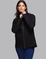 Vue 5 de Blouson softshell Femme en polyester recyclé Made in France Saleve