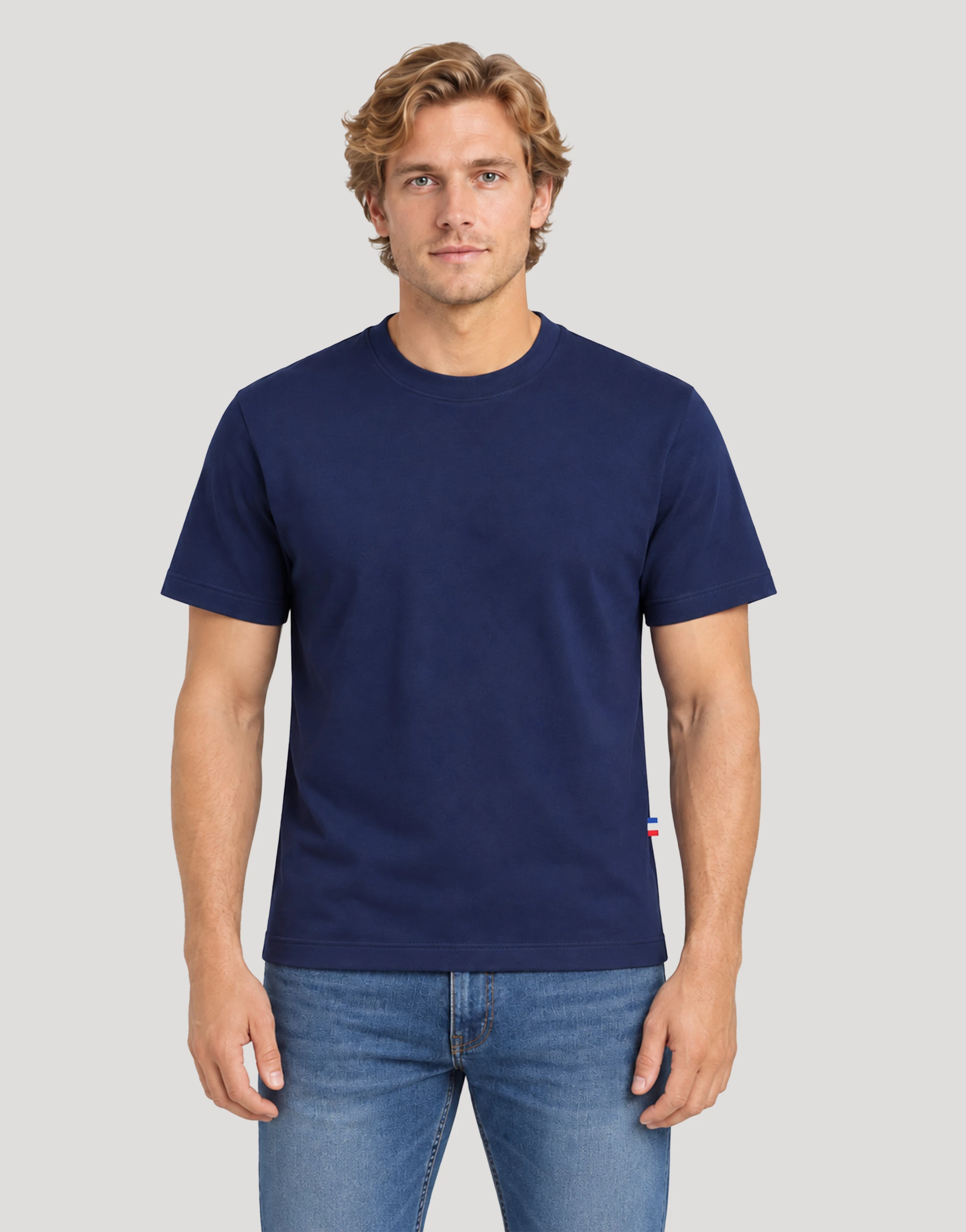 T-Shirt MIF coton interlock Relax Fit Homme Aurele