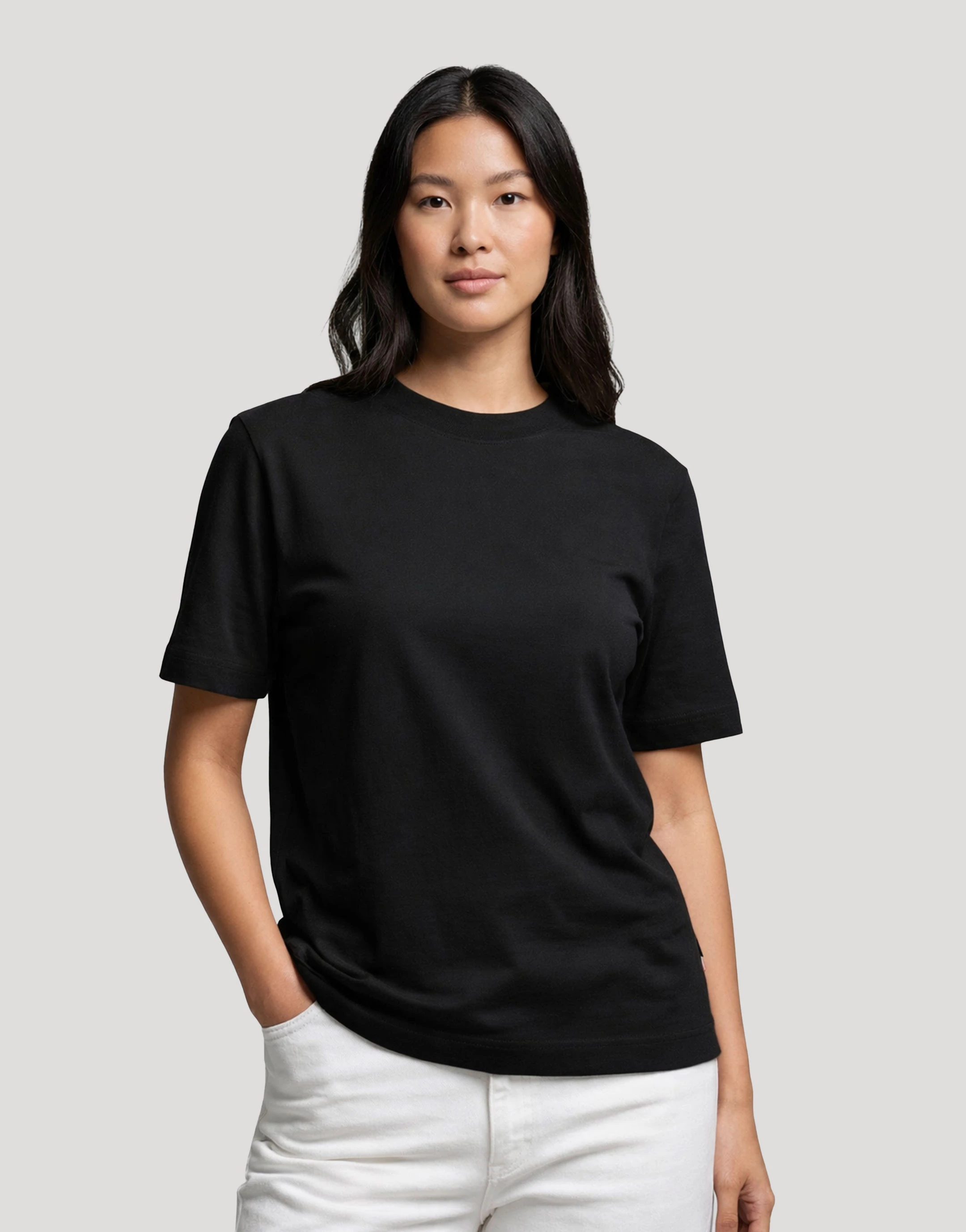 T-Shirt MIF coton interlock Relax Fit Femme Hersch