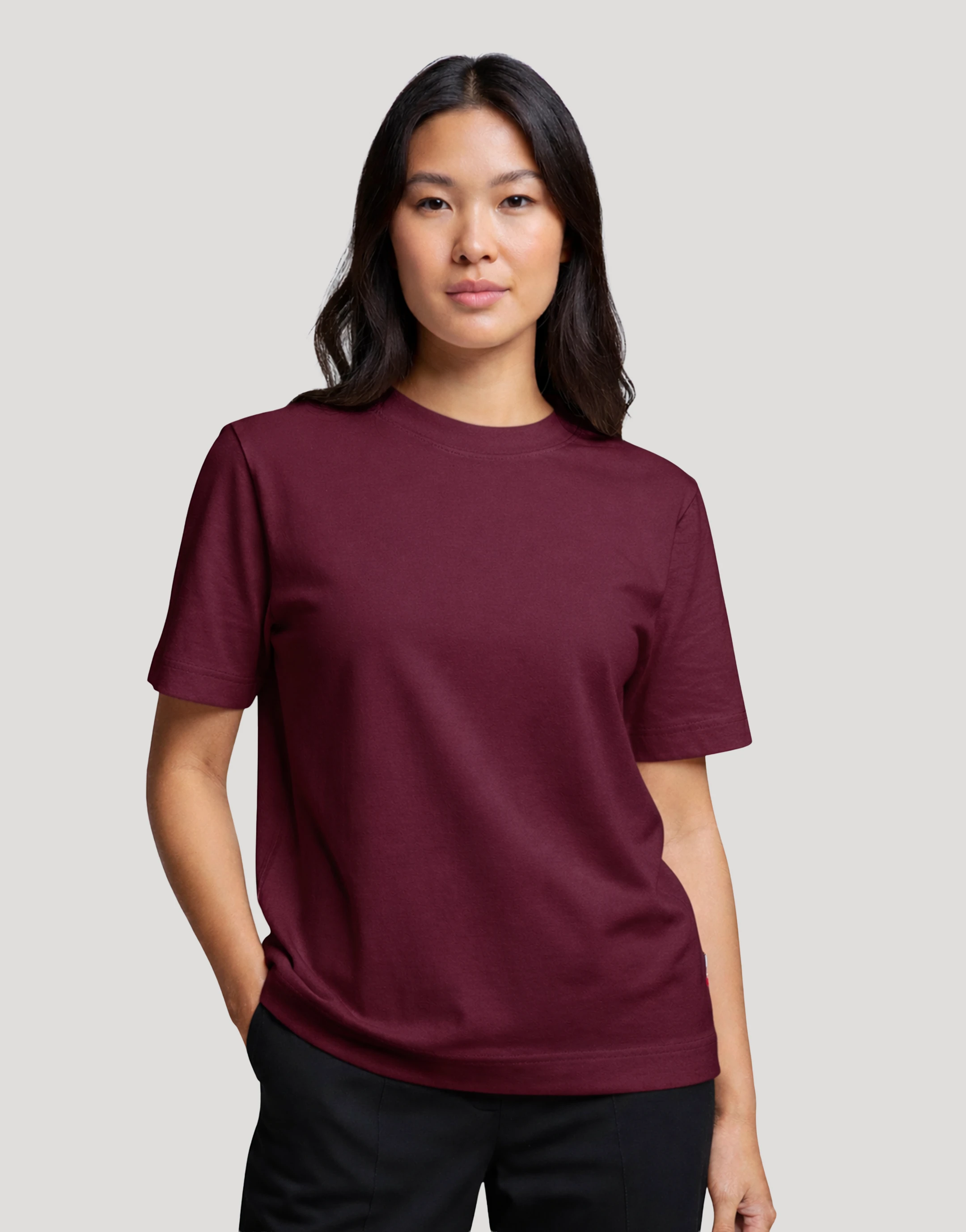 T-Shirt MIF coton interlock Relax Fit Femme Hersch