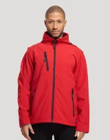 Vue 3 de Softshell homme 2 couches Alpi