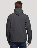 Vue 4 de Softshell homme 2 couches Alpi