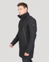 Vue 3 de Veste longue imperméable Hampton