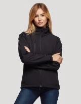 Vue 3 de Softshell femme 3 couches Nagano