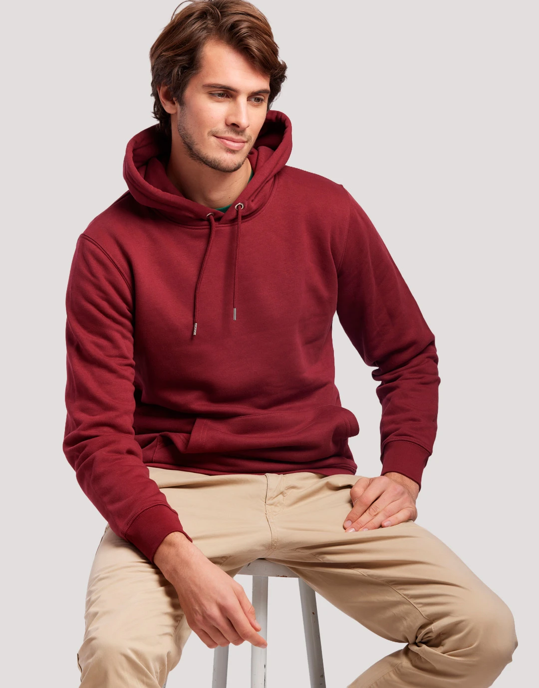 Hoodie Unisexe coton bio Made in France Rousseau