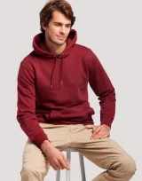 Vue 2 de Hoodie Unisexe coton bio Made in France Rousseau