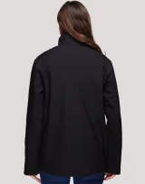 Vue 3 de Blouson softshell Femme en polyester recyclé Made in France Saleve