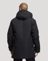 Vue 4 de Parka Longue Élégante Homme Sapporo