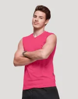 Vue 7 de T-shirt sans manches unisexe 140 g Sprint