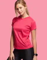 Vue 3 de T-shirt running femme 140 g Step