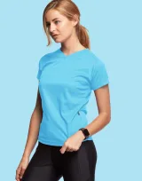 Vue 5 de T-shirt running femme 140 g Step