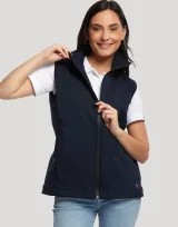 Vue 4 de Bodywarmer softshell Femme Made in France Vercors