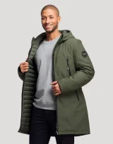 Vue 7 de Parka softshell avec doublure doudoune Vermont