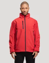 Vue 4 de Softshell homme 3 couches Volcano