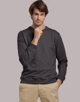 Vue 6 de Sweat à col rond Unisexe coton bio Made in France Voltaire