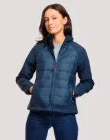 Vue 4 de Blouson Hybride Softshell-Doudoune Femme Xena