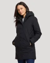 Vue 5 de Parka longue imperméable Femme Yuki