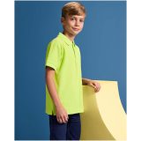 Vue 3 de Polo de 220 g/m² Pegaso Premium à manches courtes pour enfant