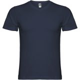 Vue 7 de T-shirt de 155 g/m² Samoyedo à col en V et manches courtes pour homme