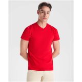 Vue 10 de T-shirt de 155 g/m² Samoyedo à col en V et manches courtes pour homme