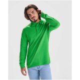 Vue 9 de Polo de 220 g/m² Estrella à manches longues pour homme